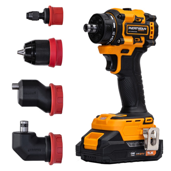 Дрель-шуруповерт аккумуляторная PARTISAN AD-2150QBL