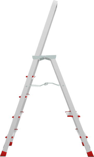 Стремянка профессиональная алюминиевая 5 ступеней с большой площадкой NV3130 Новая высота 3130105