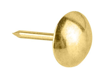 1,2x16 мм Гвозди декоративные Сфера 1.2х16 мм золото (7500 шт.)