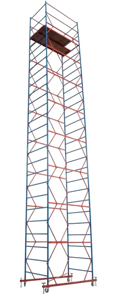 Вышка-тура ВСП стальная 1+8 высота до помоста 9,8 м площадка 1,2x2 м