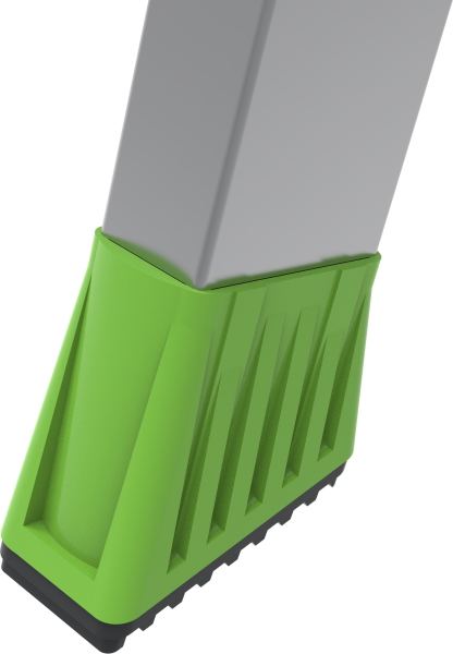 Стремянка алюминий-сталь 3 ступени c дугой безопасности 800 мм NV2136 Новая высота 2136103