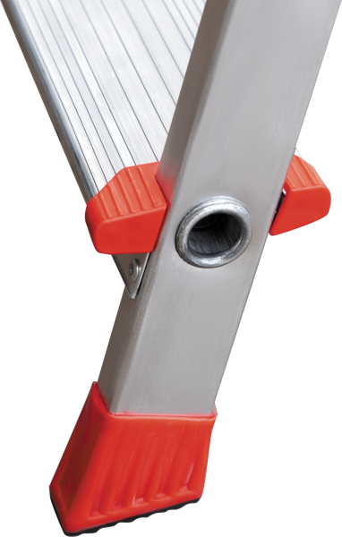 Стремянка профессиональная алюминиевая 5 ступеней 130 мм металлические стяжки NV3119 Новая высота 3119105