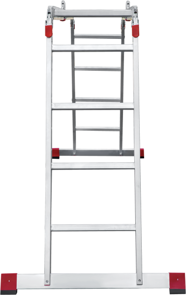 Лестница-трансформер профессиональная 4х4 ступени ширина 400 мм NV3320 Новая высота 3320404
