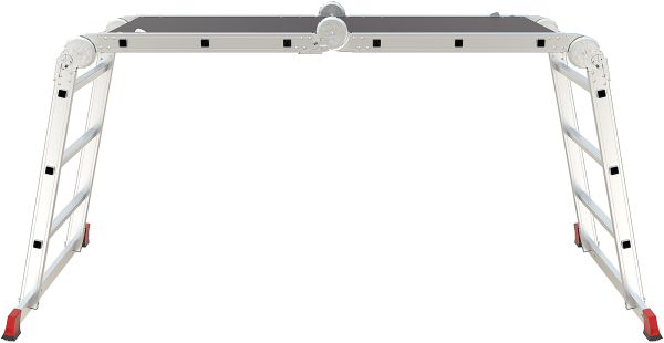 Лестница-трансформер профессиональная 4x3 ступеней с помостом ширина 650 мм NV3332 Новая высота 3332403