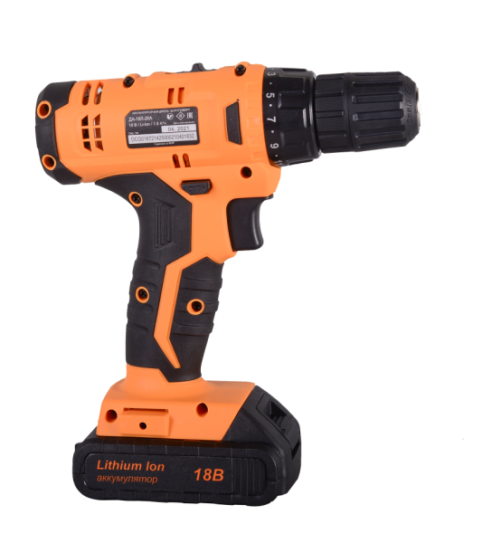 Дрель-шуруповерт аккумуляторная ДА-18Л-2КА (1,5 А/ч) Вихрь
