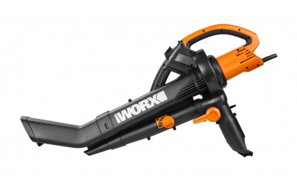 Воздуходув-Садовый пылесос WORX WG505E, 3000Вт, 335 км/ч, 10м3/мин