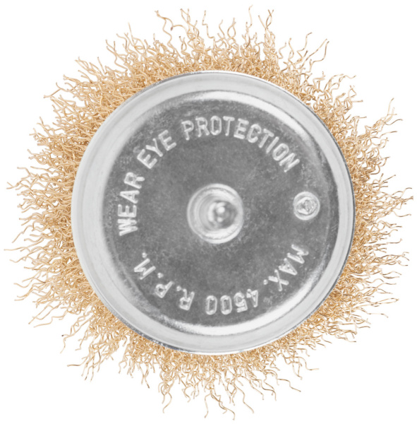 75 мм Щетка для дрели «Чашка» латунь Cutop Profi 82-912