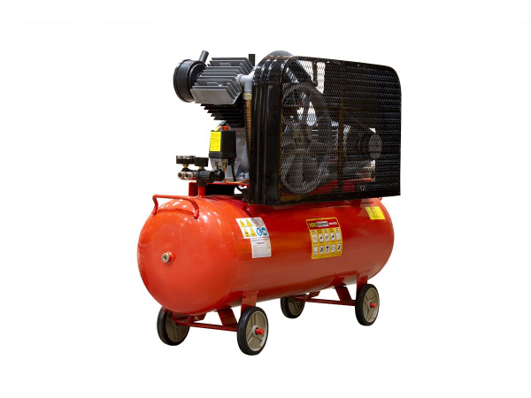 Компрессор HDC HD-A103 (600 л/мин, 10 атм, ременной, масляный, ресив. 100 л, 380 В, 3.30 кВт)