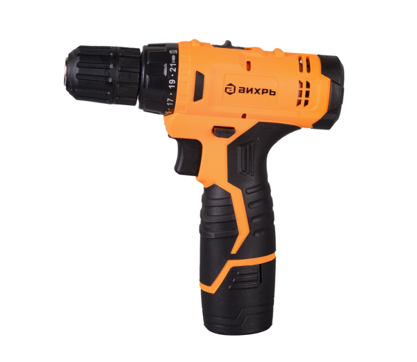 Дрель-шуруповерт аккумуляторная ДА-12Л-2 (2,0 А/ч) Вихрь