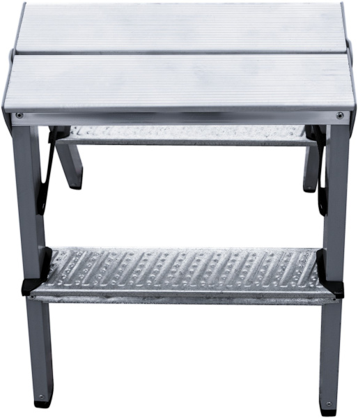 Стремянка стальная двухсторонняя 2x2 ступени NV1160 Новая высота 1160202