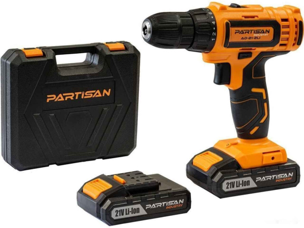 Дрель шуруповерт аккумуляторная PARTISAN AD-21-2 Li