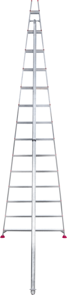 Стремянка садовая 14 ступеней алюминиевая  NV3191 Новая высота 3191114