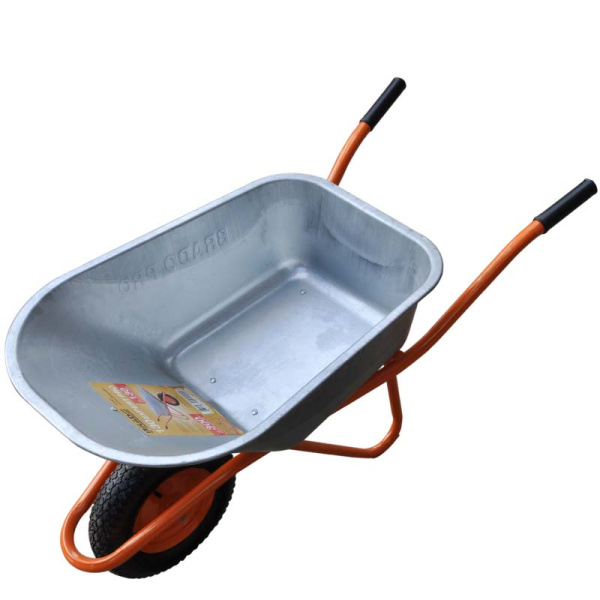 Тачка строительная BRADO 130 expert PRO  (до 130 л, до 300 кг, 1x4.00-8, пневмо, ось 16*100)