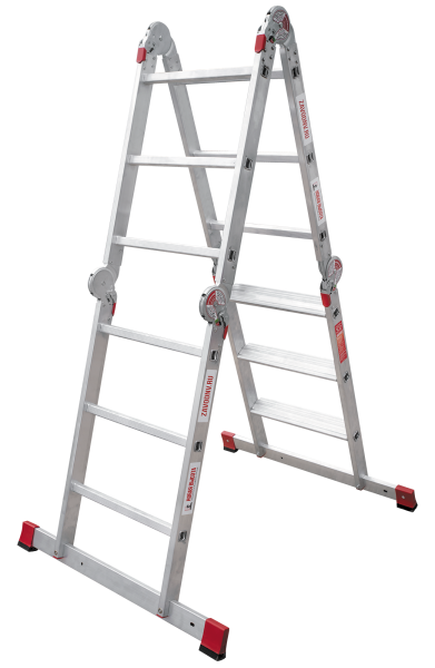 Лестница-трансформер профессиональная 4х3 ступеней 80 мм ширина 500 мм NV3324 Новая высота 3324403