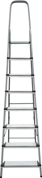 Стремянка алюминий-сталь 8 ступеней 130 мм NV1137 Новая высота 1137108