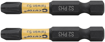 PH 3х50 мм Набор торсионных бит (2 шт.) Cutop Profi PLUS 84-892