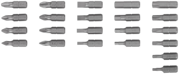 Набор бит в боксе "Ёжик" 23 предмета Cutop Profi 83-868