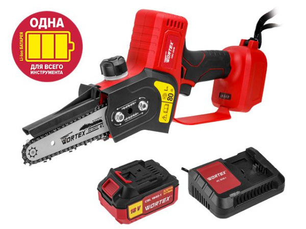 Аккум. мини-пила WORTEX CEC 2518 ALL1 с акб и зу в кор.