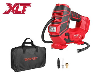Аккумуляторный компрессор WORTEX CTI 1811 в кор. ALL1 XLT SOLO 18 В, 11 бар, 12 л/мин 