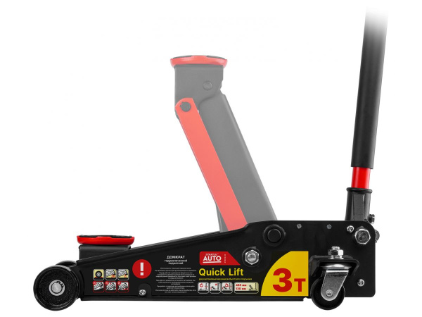 Домкрат подкатной 3т быстрый подъем 130-465мм STARTUL AUTO (ST8013-03) (h min 130мм, h max 465мм, Quick LIFT)