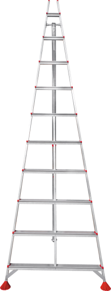 Стремянка алюминиевая садовая  10 ступеней NV3191 Новая высота 3191110