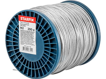 2 мм Трос стальной оцинк. DIN 3055 (бухта 200 м)