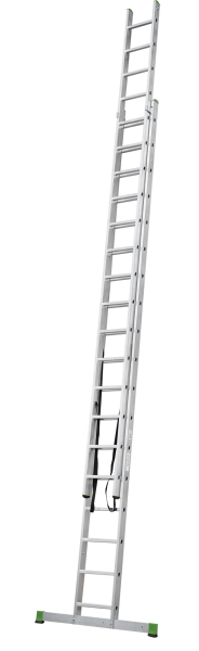 Лестница алюминиевая двухсекционная 2x18 ступеней NV2220 Новая высота 2220218