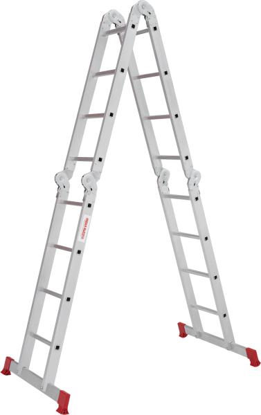 Лестница-трансформер 4х4 ступени с помостом NV233 Новая высота 2330404