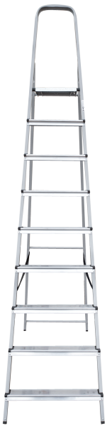Стремянка алюминий-сталь 9 ступеней NV1130 Новая высота 1130109