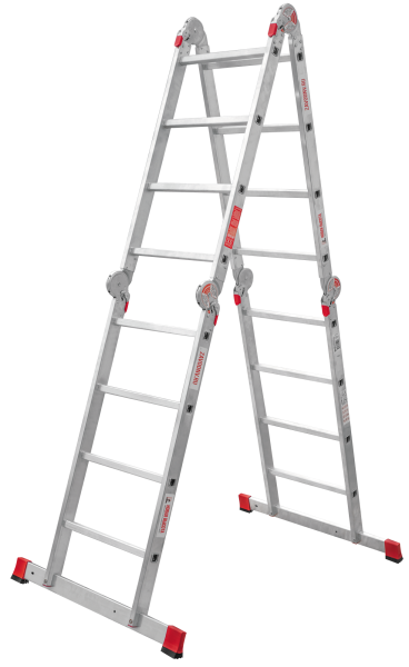 Лестница-трансформер профессиональная 4x4 ступеней ширина 500 мм NV3321 Новая высота 3321404