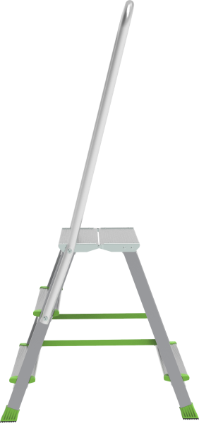 Стремянка алюминий-сталь 3 ступени c дугой безопасности 800 мм NV2136 Новая высота 2136103