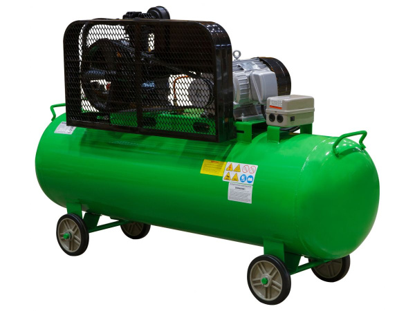 Компрессор ECO AE-2005-2 (580 л/мин, 8 атм, ременной, масляный, ресив. 200 л, 380 В, 3.00 кВт)