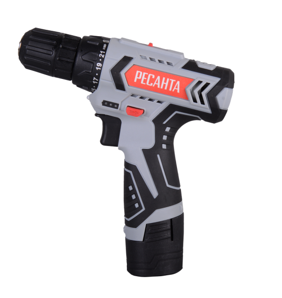 Дрель-шуруповерт аккумуляторная ДА-12-2Л Ресанта