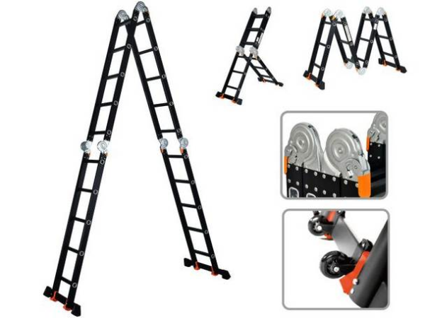 Лестница-трансформер 4х5 ступеней BLACK LINE STARTUL ST9930-05