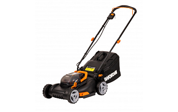 Газонокосилка аккумуляторная WORX WG743E 40В (2х20В) 40см 4Ач х 2 двойное ЗУ