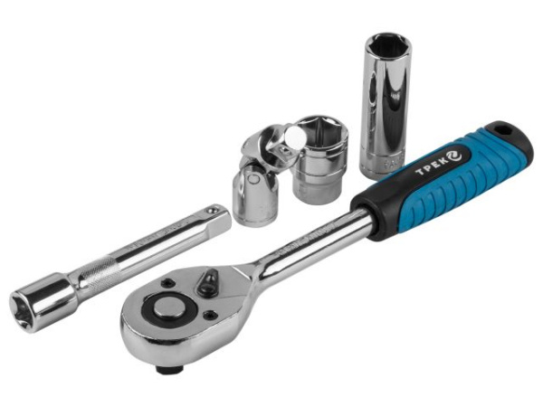 Набор головок и бит 108пр. ТРЕК (1/4", 1/2", 6 граней)