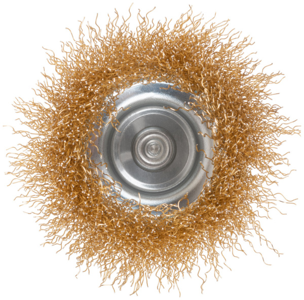 75 мм Щетка для дрели «Чашка» латунь Cutop Profi 82-912