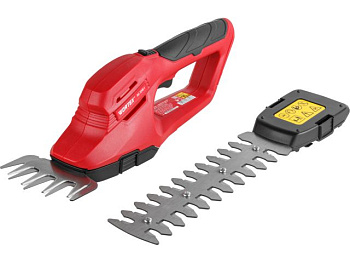 Аккумуляторные ножницы садовые WORTEX SG 7215-1 в кор. + насадка-кусторез 