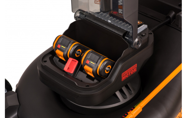 Газонокосилка аккумуляторная самоходная WORX WG749E 40В 46см 4Ачх2 ЗУ 2Ах2
