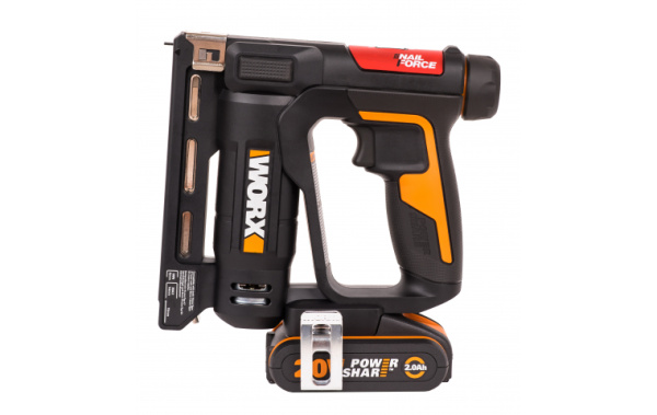 Степлер аккумуляторный WORX WX843 20В 2Ач х 1 ЗУ кейс