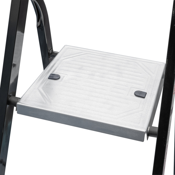 Стремянка алюминий-сталь 4 ступени NV1130 Новая высота 1130104-011 черная