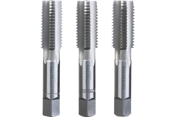 18x2,5 мм Метчики (компл. 3шт) DIN352 RUKO 230180