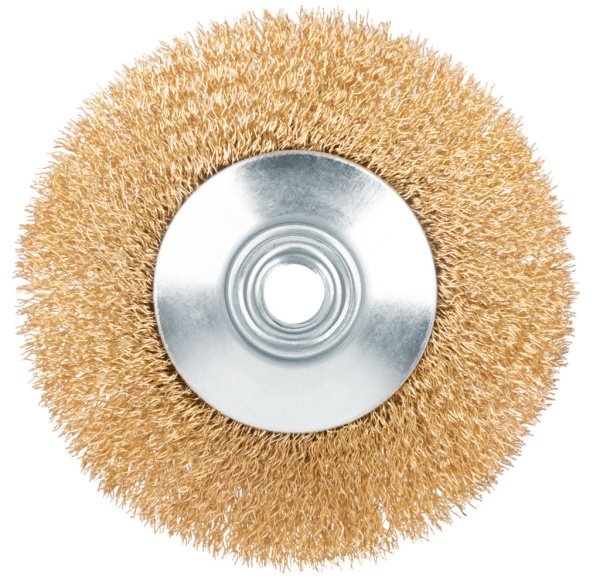 115 мм Щетка для УШМ «Тарелка» латунь Cutop Profi 82-902