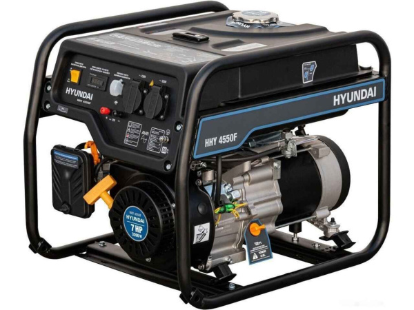 Генератор бензиновый  HHY 4550F HYUNDAI