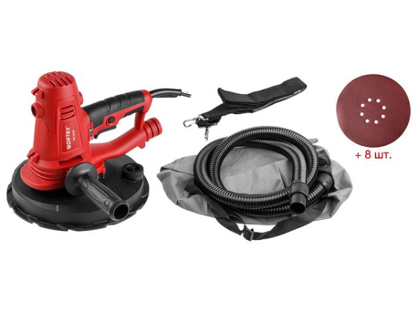 Шлифмашина для стен и потолков WORTEX DG 2210 в кор. 