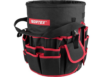 Сумка для инструмента WORTEX WB 3037 оксфорд, 370x300х300 мм, вес до 25 кг 
