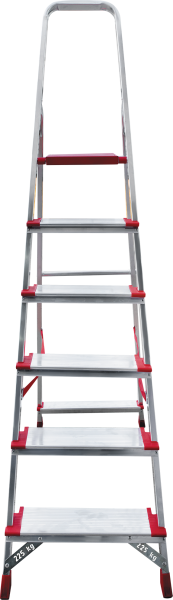 Стремянка профессиональная алюминиевая 6 ступеней 130 мм NV3117 Новая высота 3117106