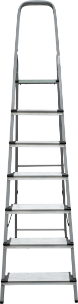Стремянка алюминий-сталь 7 ступеней 130 мм NV1137 Новая высота 1137107