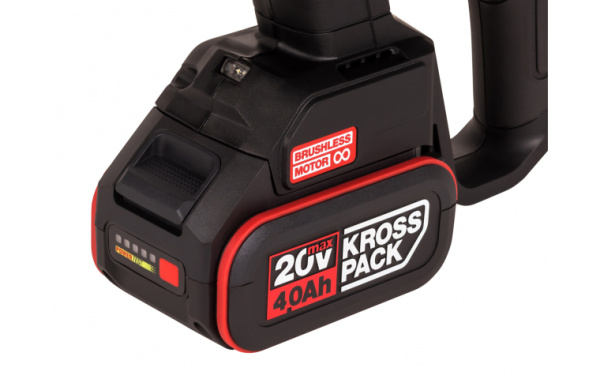 Перфоратор аккумуляторный бесщеточный Kress KU390.4 20В 2 Дж 4Ач х 2 ЗУ 6А кейс