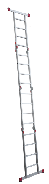 Лестница-трансформер профессиональная 4x4 ступеней с помостом ширина 500 мм NV3331 Новая высота 3331404